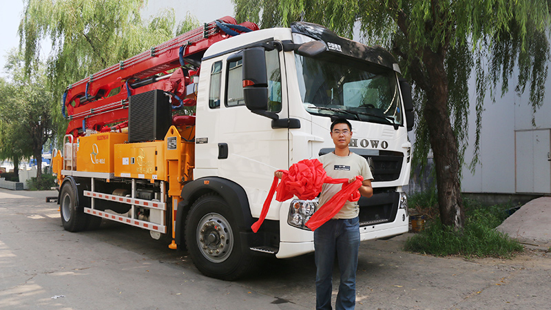 科尼樂混凝土泵車給力，半年時間就回本了